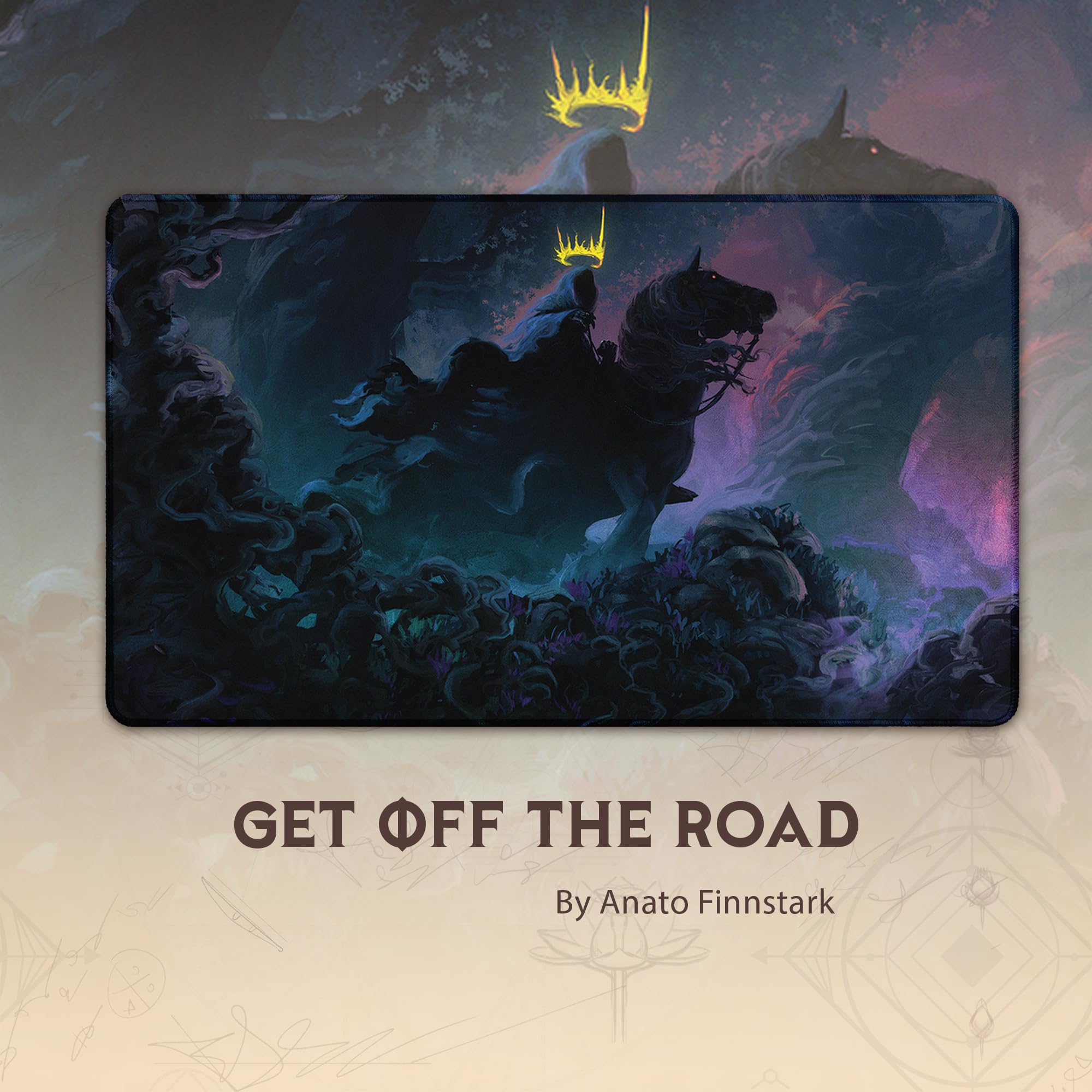 Amazon.com: Paramint Get Off The Road - 24x14 Stitched MTG Playmat